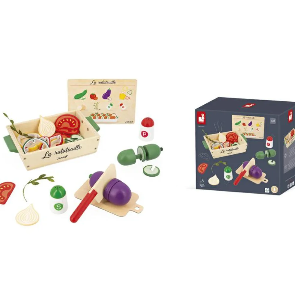 Set de ratatouille en bois