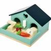Set lapin et cochon d'inde + cabane