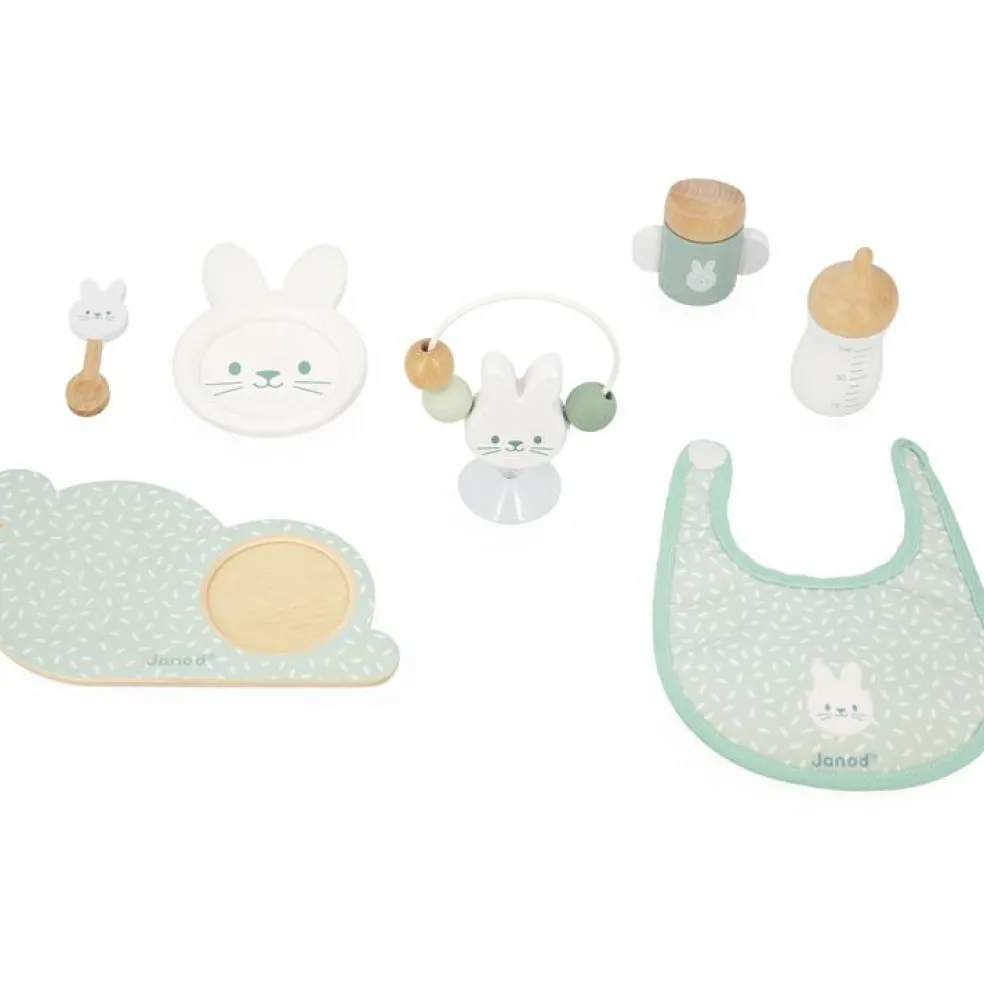 Set repas Zen en bois pour poupon