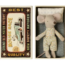 Souris Petit Frère dans sa boîte assortie