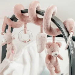 Spirale d'activités rose Fluffy Orso et Lily