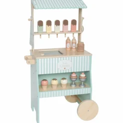 Stand de crèmes glacées en bois