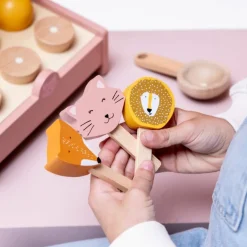 Stand de glaces en bois