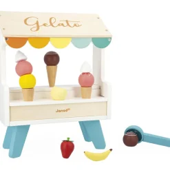 Stand de glaces en bois