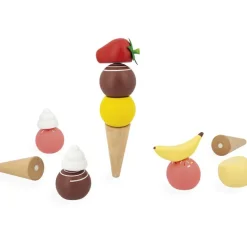 Stand de glaces en bois