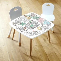 Table à colorier Coloritable modèle Savane