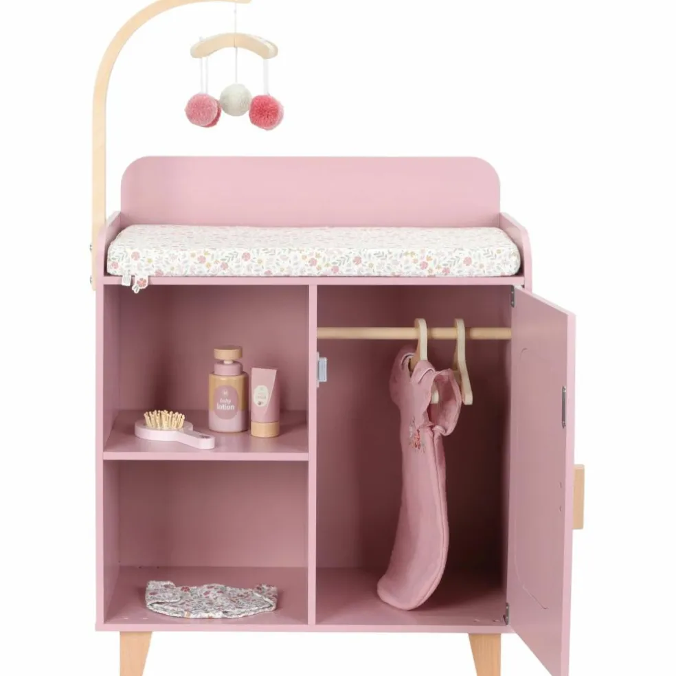 Table à langer pour poupée en bois