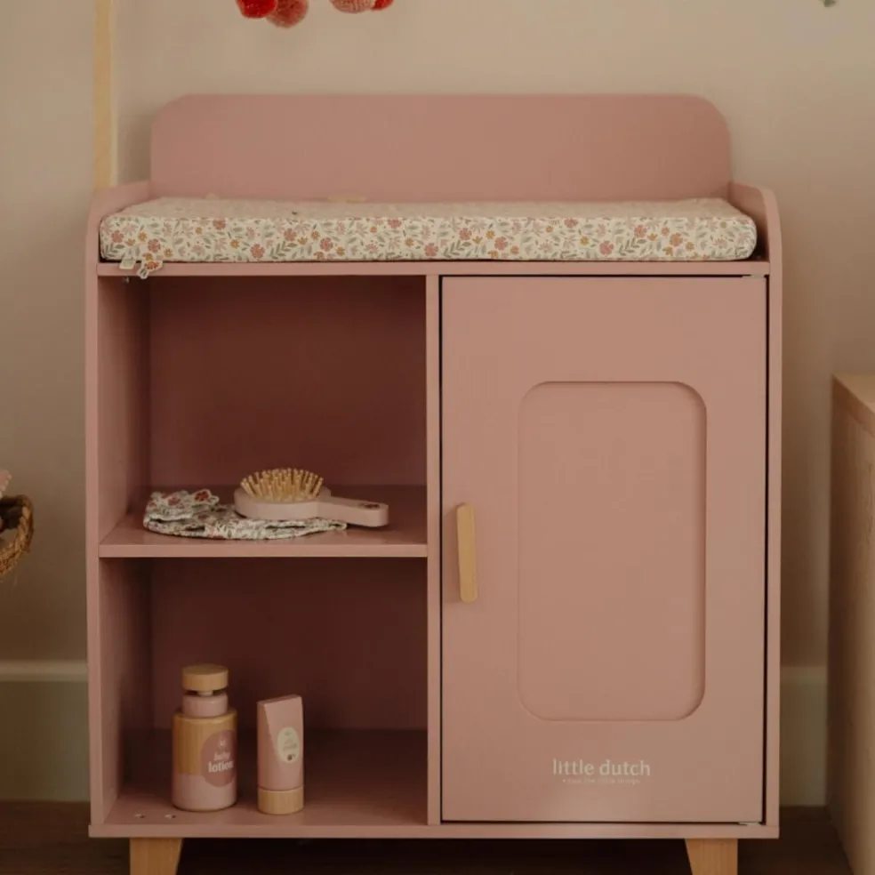 Table à langer pour poupée en bois