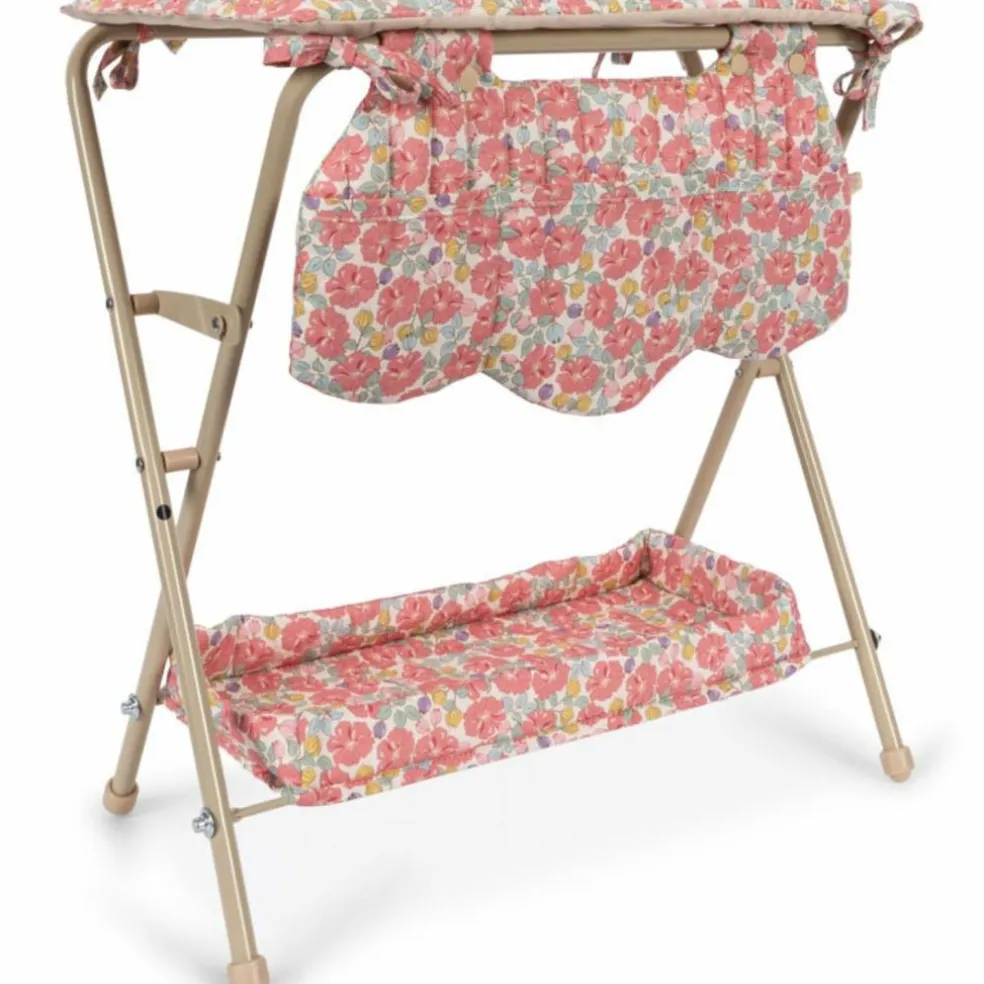 Table à langer pour poupée Rose anglaise