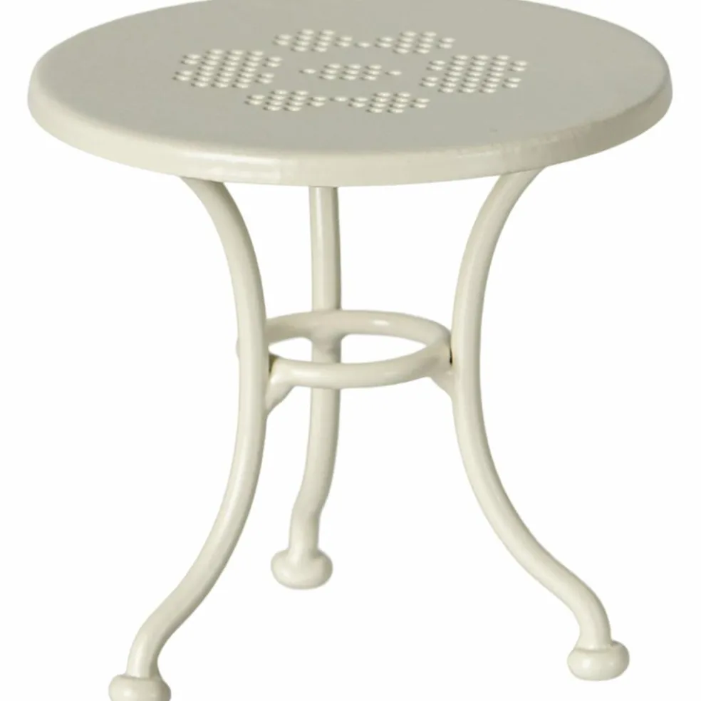 Table banc & chaise Souris Small Blanc cassé