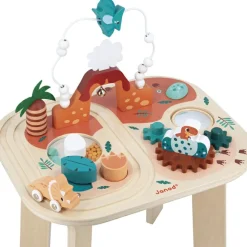 Table d'activités en bois Dino