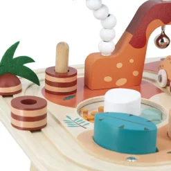 Table d'activités en bois Dino