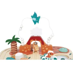 Table d'activités en bois Dino