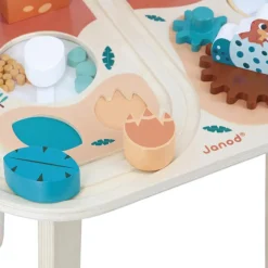 Table d'activités en bois Dino