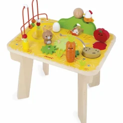 Table d'activités en bois Ferme