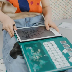 Tablette à dessin KIDYDRAW-MINI Animaux autour du monde vert