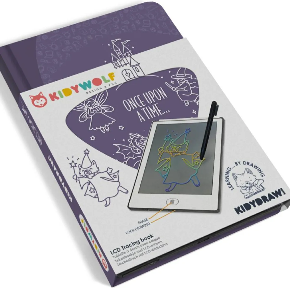 Tablette à dessin KIDYDRAW-MINI Il était une fois violet