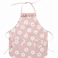 Tablier de cuisine froufrou en tissu imperméable fleurs