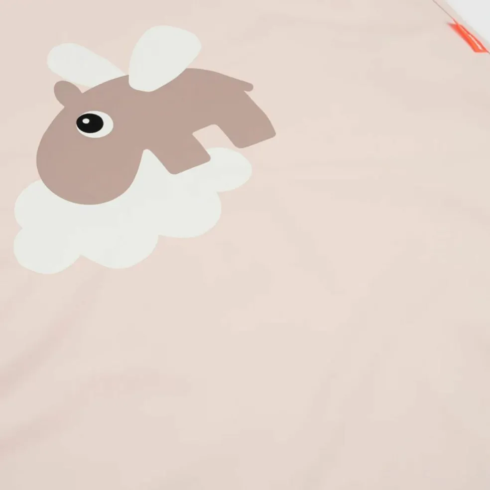 Tablier enfant imperméable Happy clouds rose