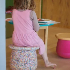 Tabouret modulaire Dynamic small super confetti