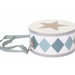 Tambour en bois bleu