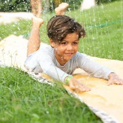 Tapis de glisse eau arroseur Léopard beige