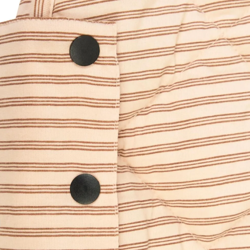 Tapis de jeu 2 en 1 Noomad Organic Soft Stripes Brown