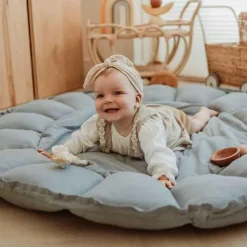 Tapis de jeu 3 en 1 Organic Coco Bleu