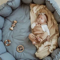 Tapis de jeu 3 en 1 Organic Coco Bleu