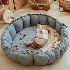 Tapis de jeu 3 en 1 Organic Coco Bleu