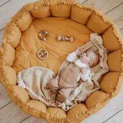 Tapis de jeu 3 en 1 Organic Coco Moutarde