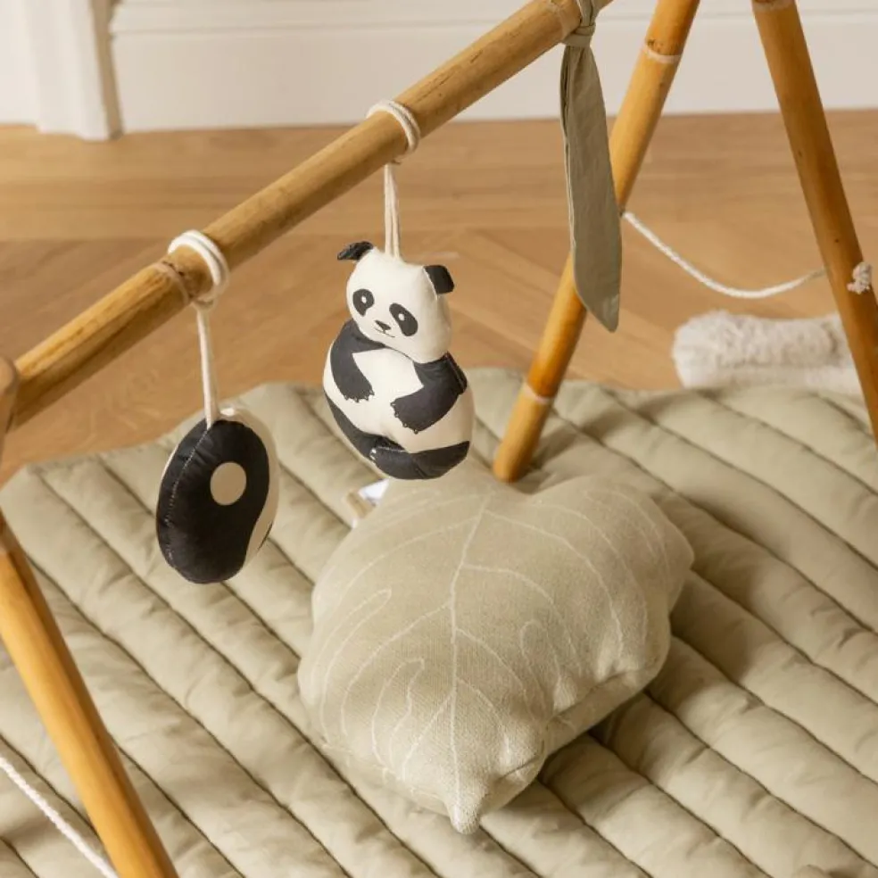 Tapis de jeu bamboo feuille sensorielle (100 cm)