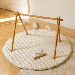 Tapis de jeu bamboo feuille sensorielle (100 cm)
