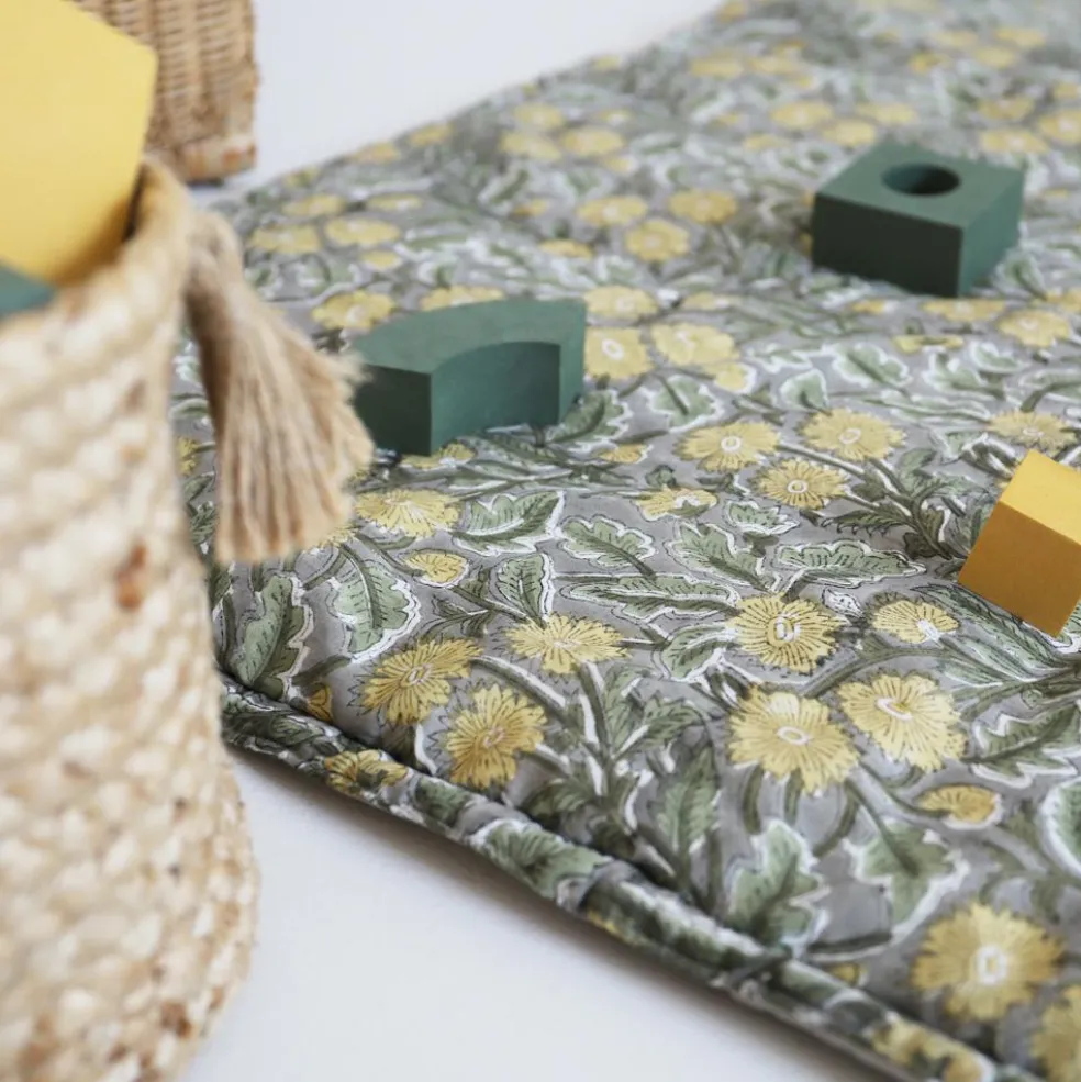 Tapis de jeu carré Fidelia (100 x 100 cm)