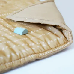 Tapis de jeu carré Nepo Caramel (100 x 100 cm)