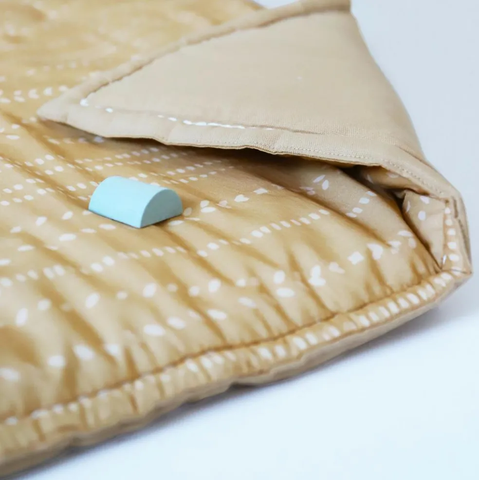 Tapis de jeu carré Nepo Caramel (100 x 100 cm)