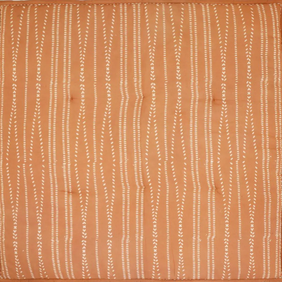 Tapis de jeu carré Nepo Terracotta (100 x 100 cm)