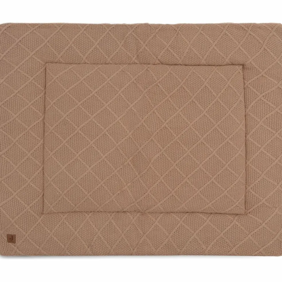 Tapis de jeu Check Knit Biscuit (75 x 95 cm)