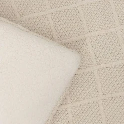 Tapis de jeu Check Knit Oatmeal (75 x 95 cm)