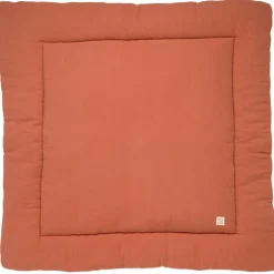 Tapis de jeu en gaze de coton Terracotta (100 x 100 cm)