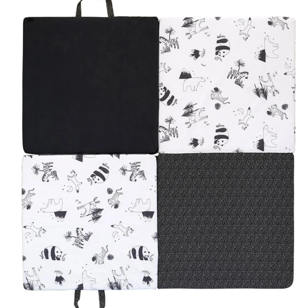Tapis de jeu pliable 3 en 1 Black & white experience