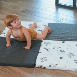 Tapis de jeu pliable 3 en 1 Black & white experience