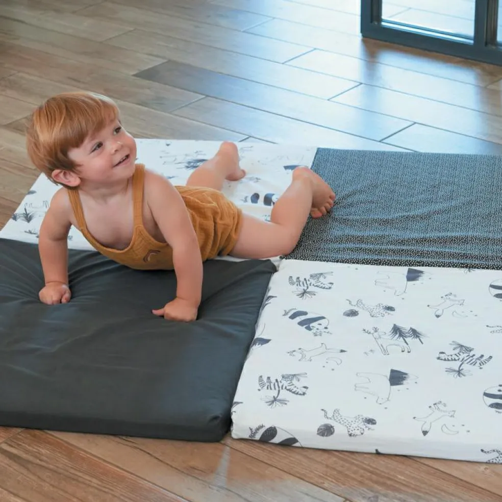 Tapis de jeu pliable 3 en 1 Black & white experience