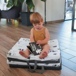 Tapis de jeu pliable 3 en 1 Black & white experience