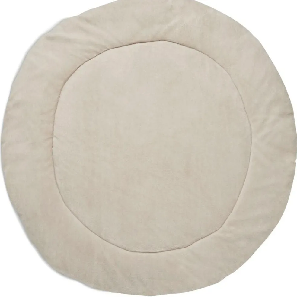 Tapis de jeu rond Basic Knit Nougat (95 cm)