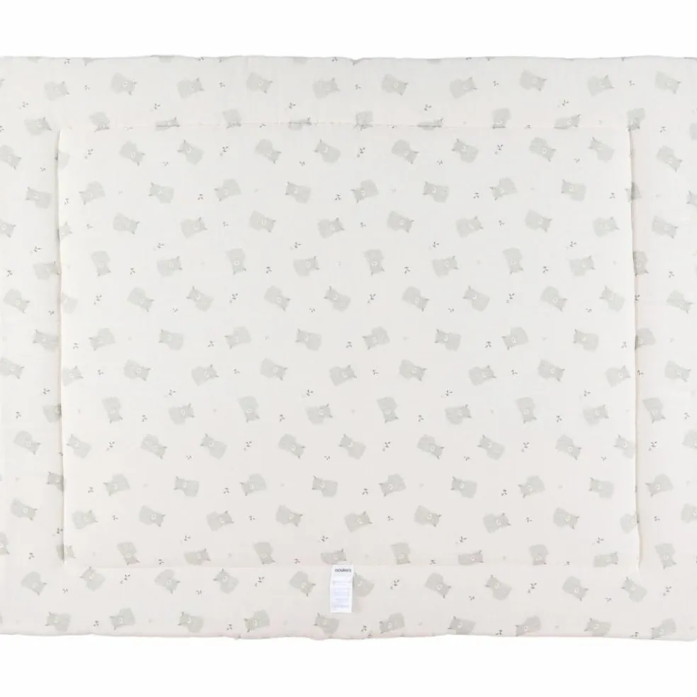 Tapis de parc réversible gaze de coton bio Fluffy (75 x 95 cm)