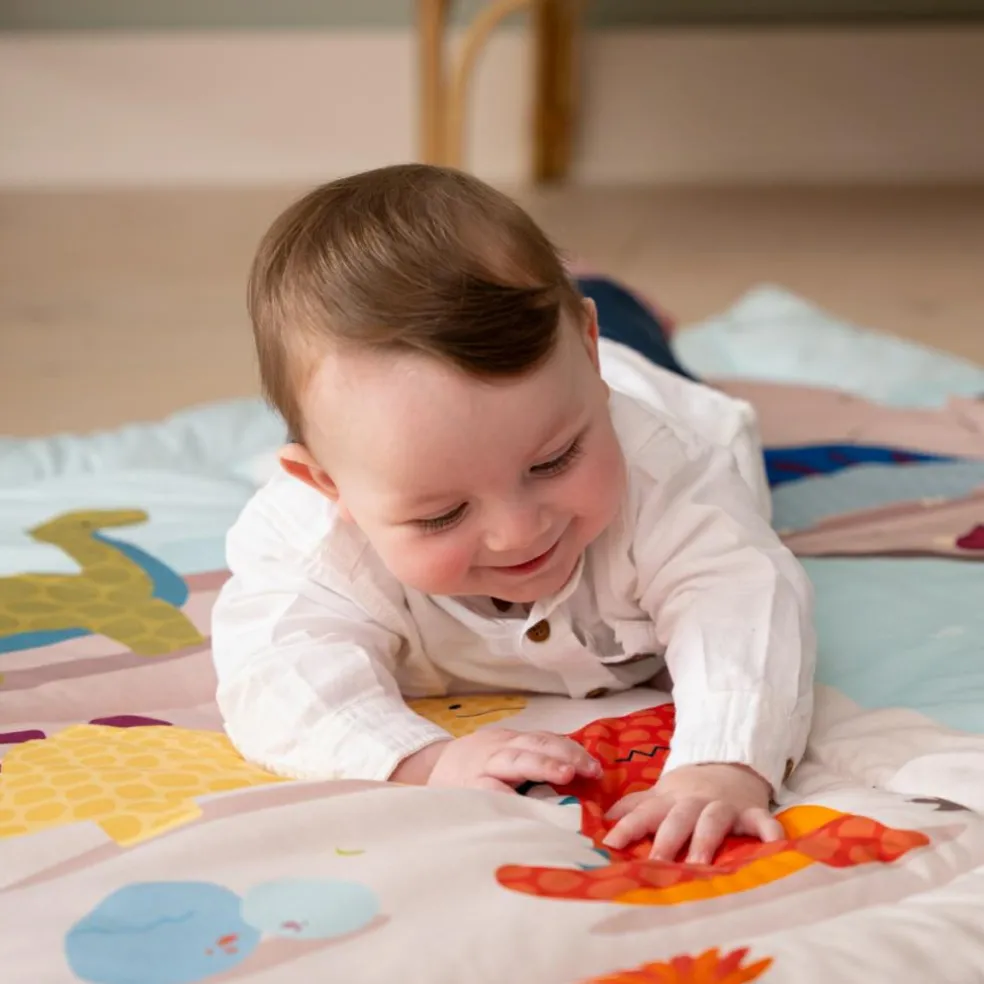 Tapis de parc réversible Les Amis Dinos