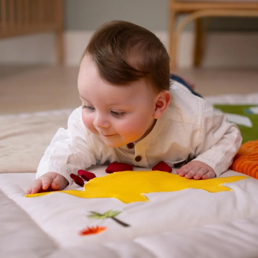 Tapis de parc réversible Les Amis Dinos