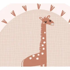 Tapis de protection rond Girafe