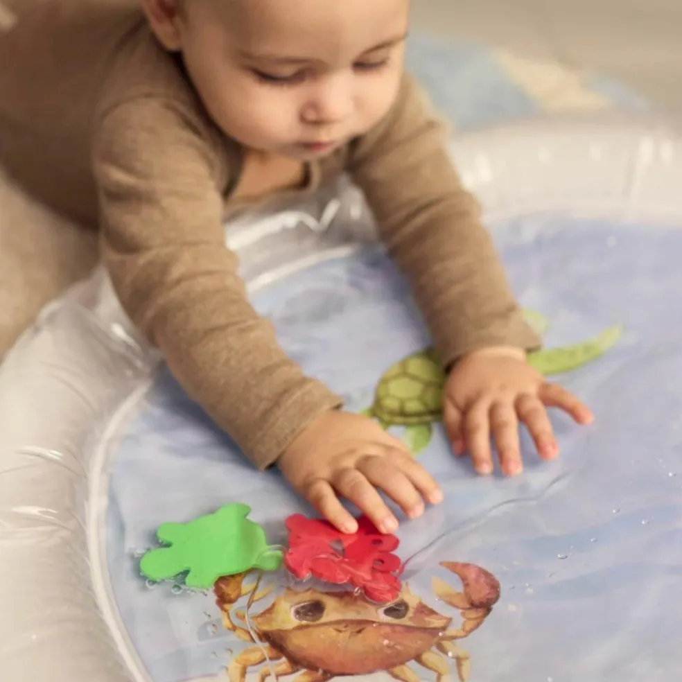 Tapis d'eau pour temps sur le ventre Amis de la mer